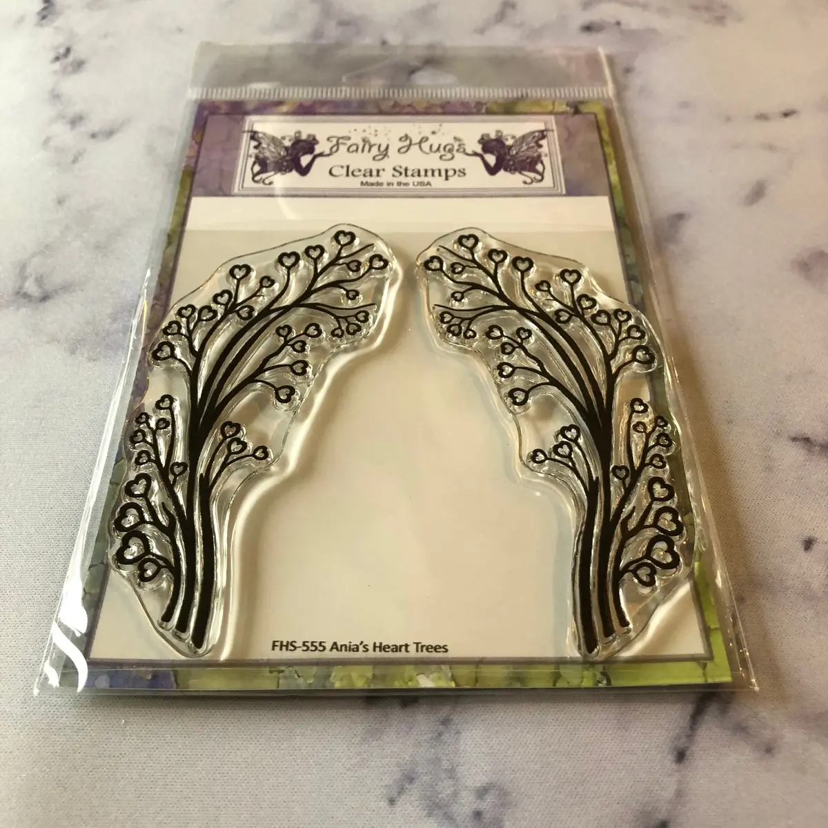 Fairy Hugs Stamps - Ania's Heart Tree 1