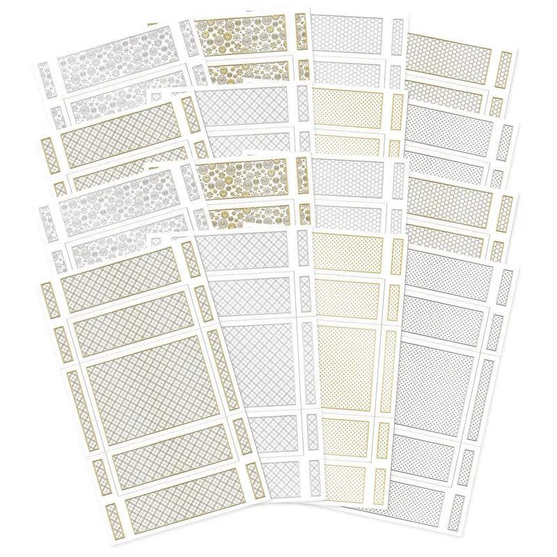 Foiled Pattern Kinetic Cards - Ink Me! Selection 1