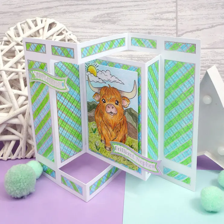 Foiled Pattern Kinetic Cards - Ink Me! Selection 2