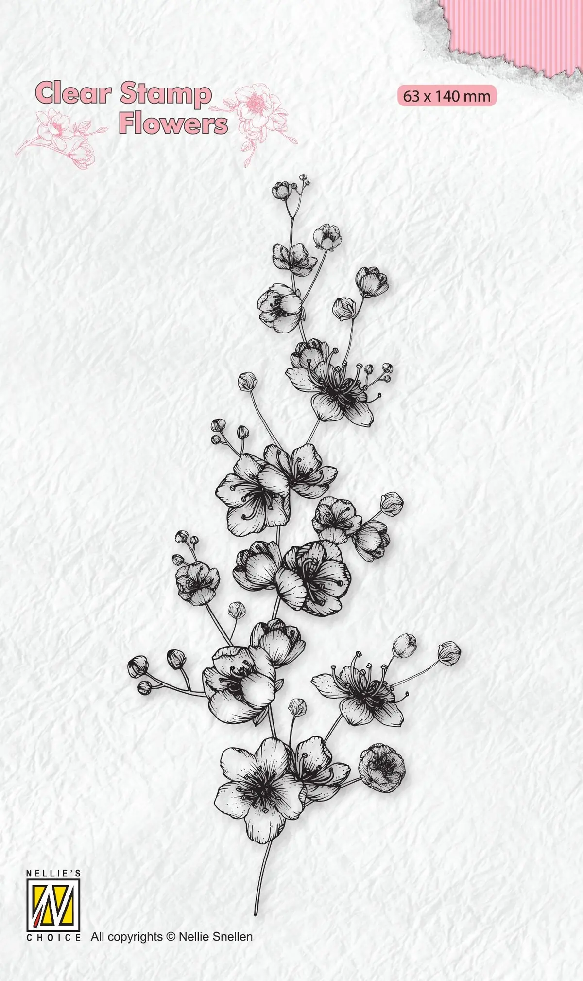 Clear Stamps Flowers Blooming Branch Blossom 1