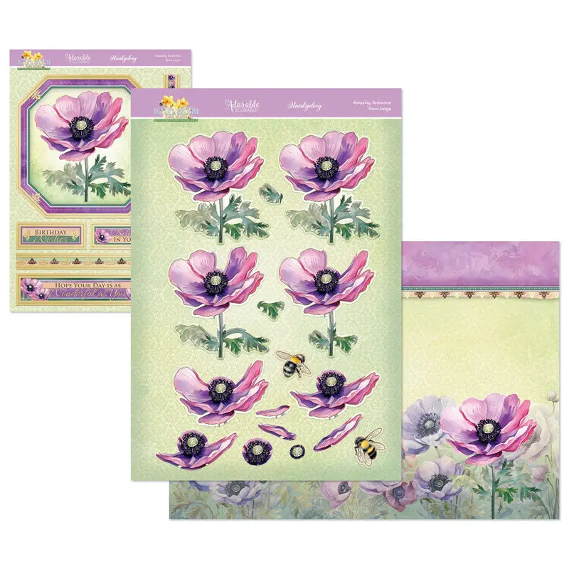 In Full Bloom - Floral Delights Deco-Large Set - Amazing Anemone 1
