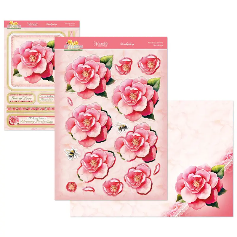 In Full Bloom - Floral Delights Deco-Large Set - Blooming Camelia 1