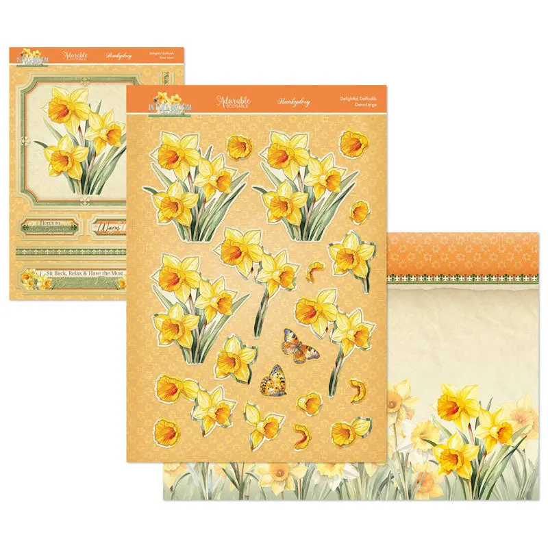 In Full Bloom - Floral Delights Deco-Large Set - Delightful Daffodils 1