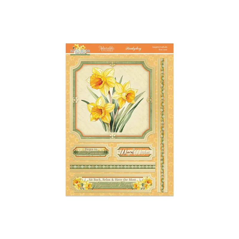 In Full Bloom - Floral Delights Deco-Large Set - Delightful Daffodils 2