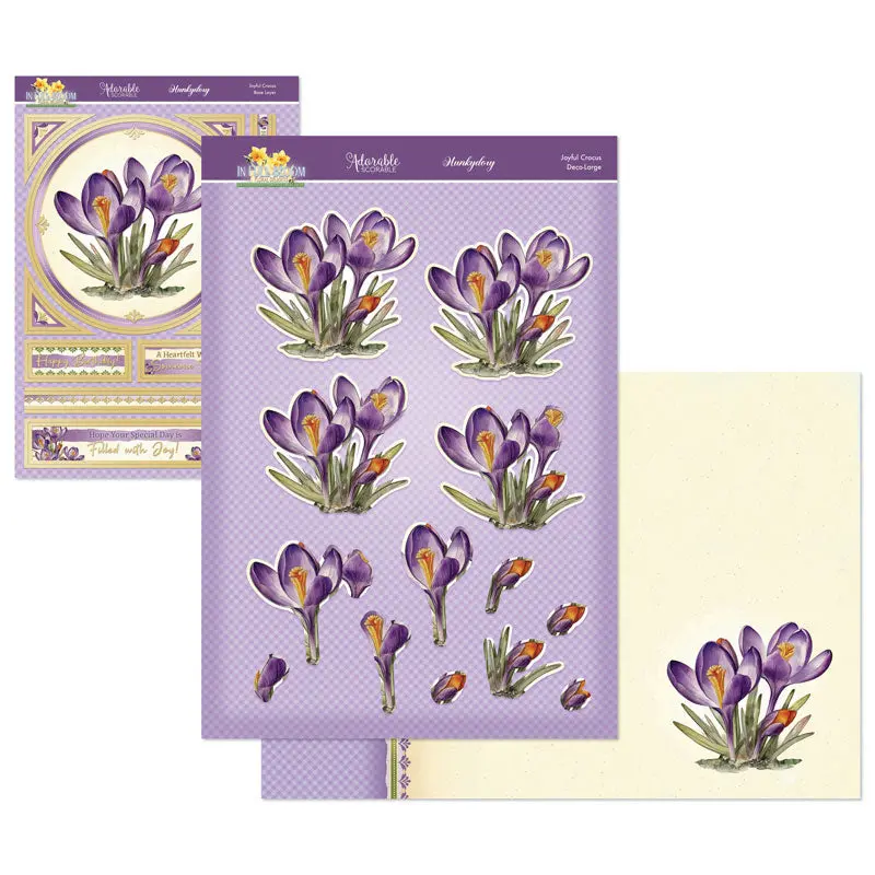 In Full Bloom - Floral Delights Deco-Large Set - Joyful Crocus 1