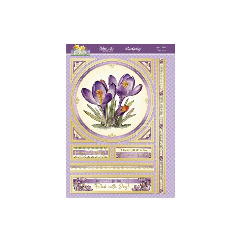 In Full Bloom - Floral Delights Deco-Large Set - Joyful Crocus 2