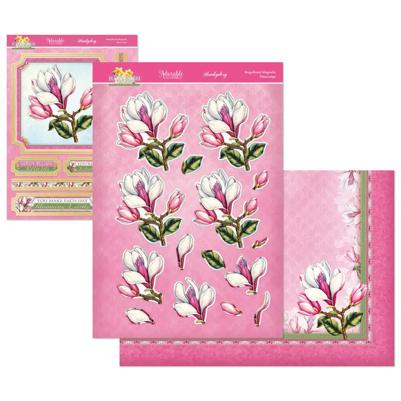 In Full Bloom - Floral Delights Deco-Large Set - Magnificent Magnolia 1