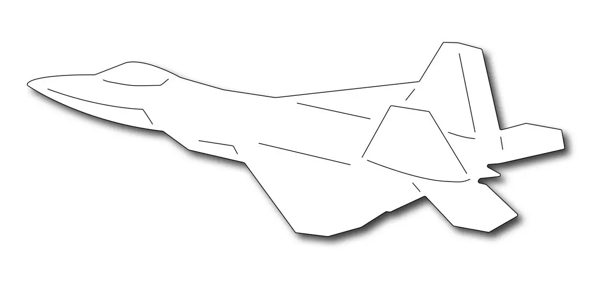 Frantic Stamper Precision Die - F-22 Fighter Jet 1