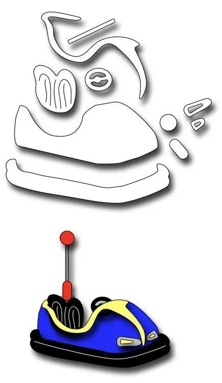 Frantic Stamper Precision Die - Bumper Car 1