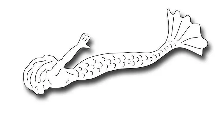Frantic Stamper Precision Die - Merman 1