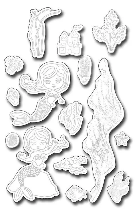 Frantic Stamper Precision Die - Under The Sea Stamp Matchers 1
