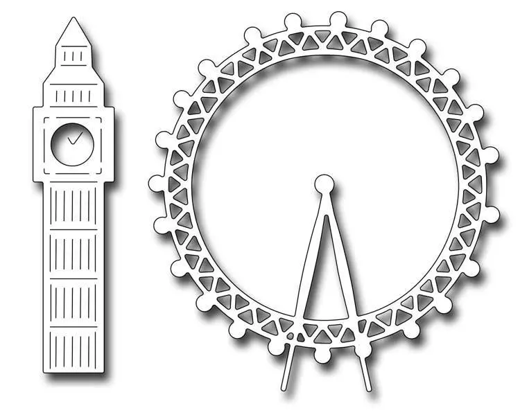 Frantic Stamper Precision Die - London Landmarks 1