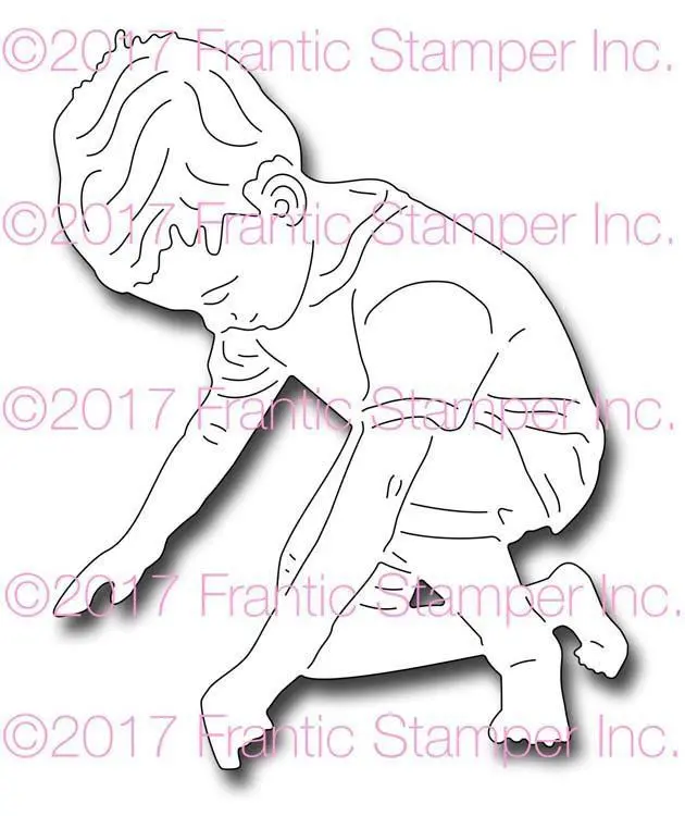 Frantic Stamper Precision Die - Playing In The Sand 1