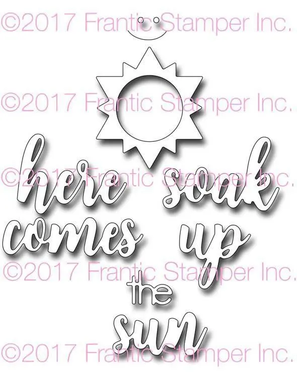 Frantic Stamper Precision Die - Sun Fun 1
