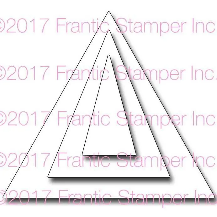 Frantic Stamper Precision Die - Triangular Banner Makers 1