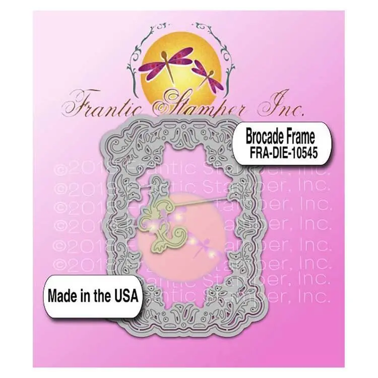 Frantic Stamper Precision Die - Brocade Frame 1