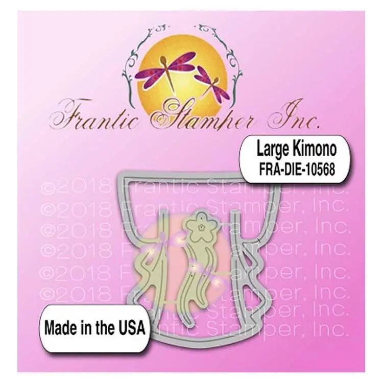 Frantic Stamper Precision Die - Large Kimono 1