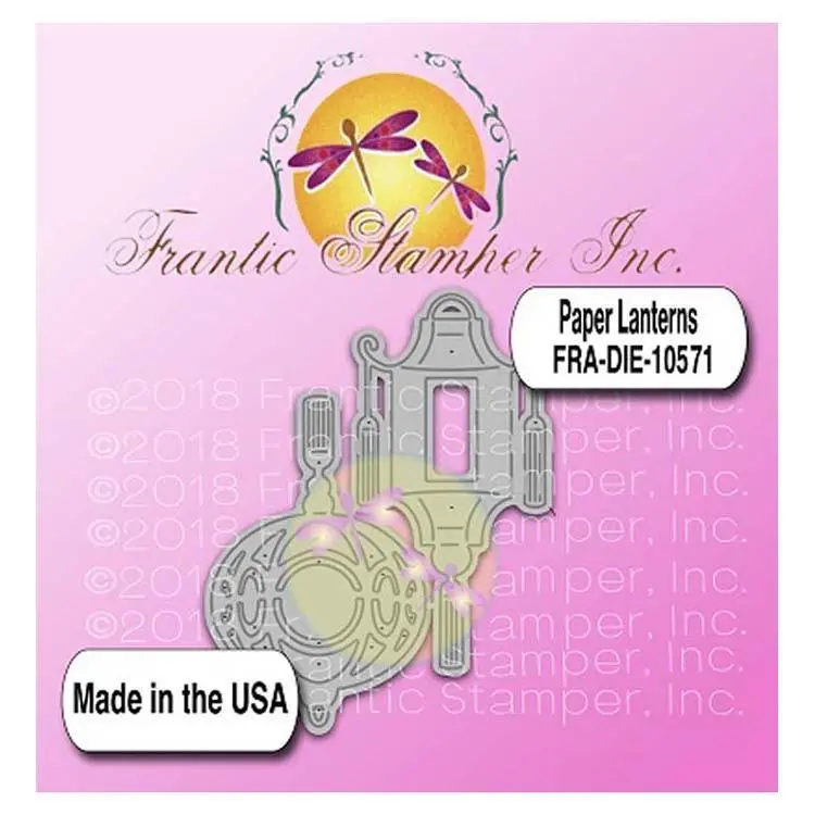 Frantic Stamper Precision Die - Paper Lanterns 1