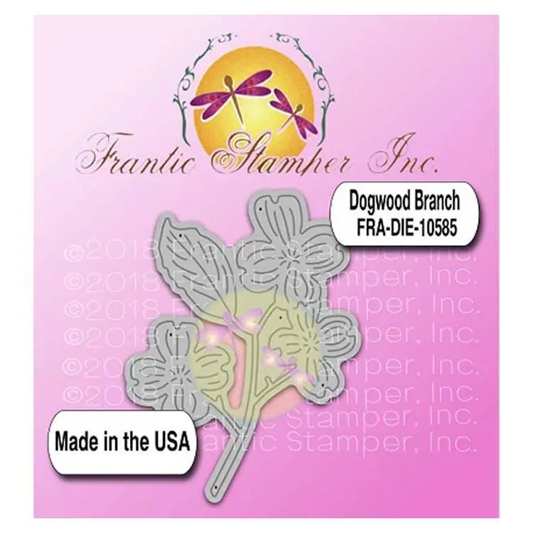 Frantic Stamper Precision Die - Dogwood Branch 1