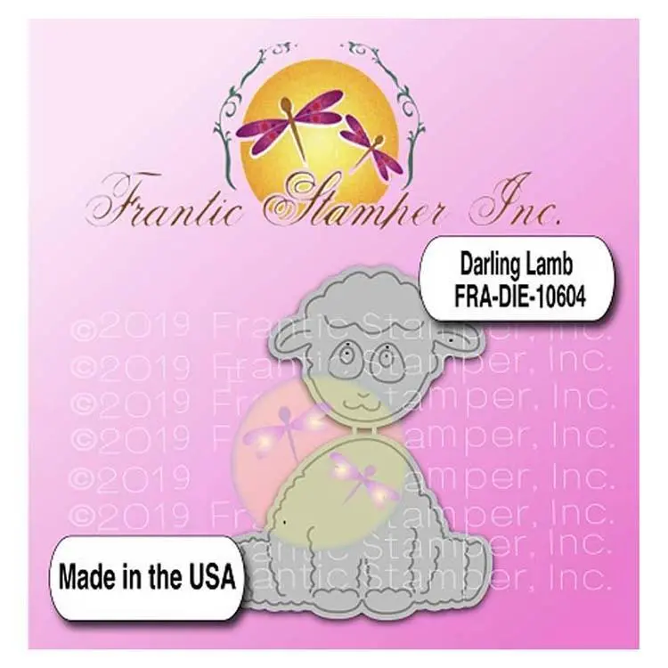 Frantic Stamper Precision Die - Darling Lamb 1