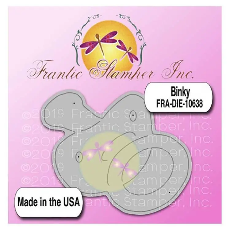 Frantic Stamper Precision Die - Binky 1