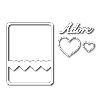 Cutting Die - Adore Photo Card (4) 1