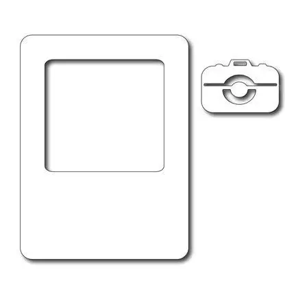 Cutting Die - Instant Camera  Photo Card (2) 1