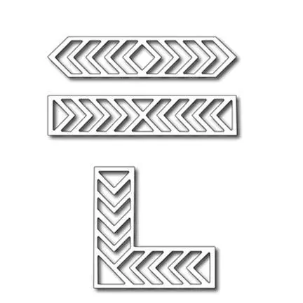 Cutting Die - Chevron Accents (3) 1