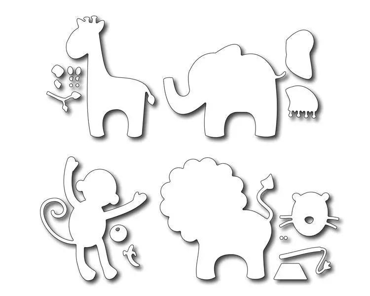 Cutting Die - Baby Animals 1