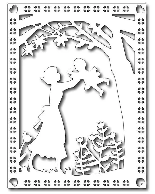 Cutting Die - Mother And Child 1