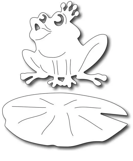Frantic Stamper Precision Die - Frog Prince (Set Of 2) 1