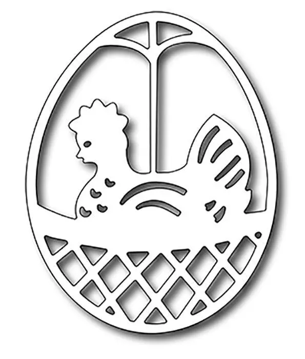 Frantic Stamper Precision Die - Chicken In An Egg 1