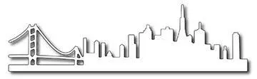 Frantic Stamper Precision Die - San Francisco Cityscape 1