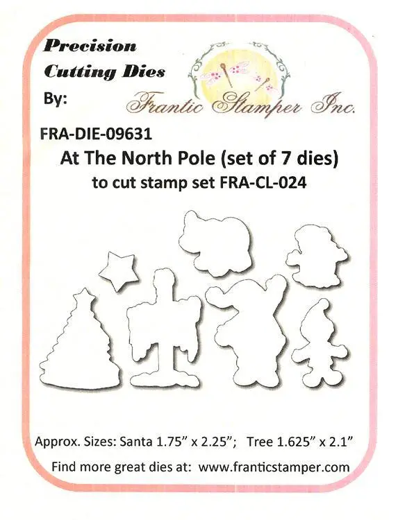 Frantic Stamper Precision Die - At The North Pole 1