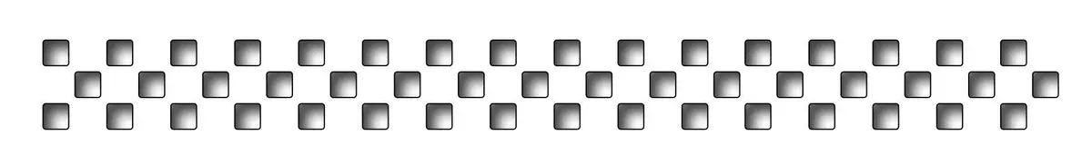 Frantic Stamper Precision Die - Checkerboard Card Band 1