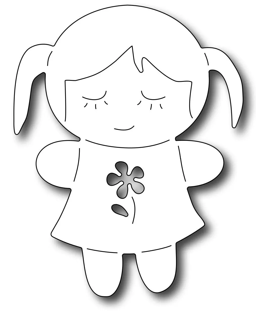Frantic Stamper Precision Die - Doll 1