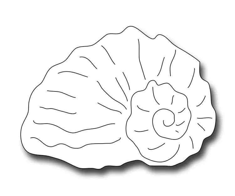 Frantic Stamper Precision Die - Nautilus Shell 1