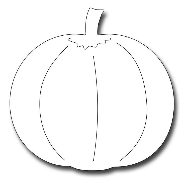 Frantic Stamper Precision Die - Large Pumpkin 1