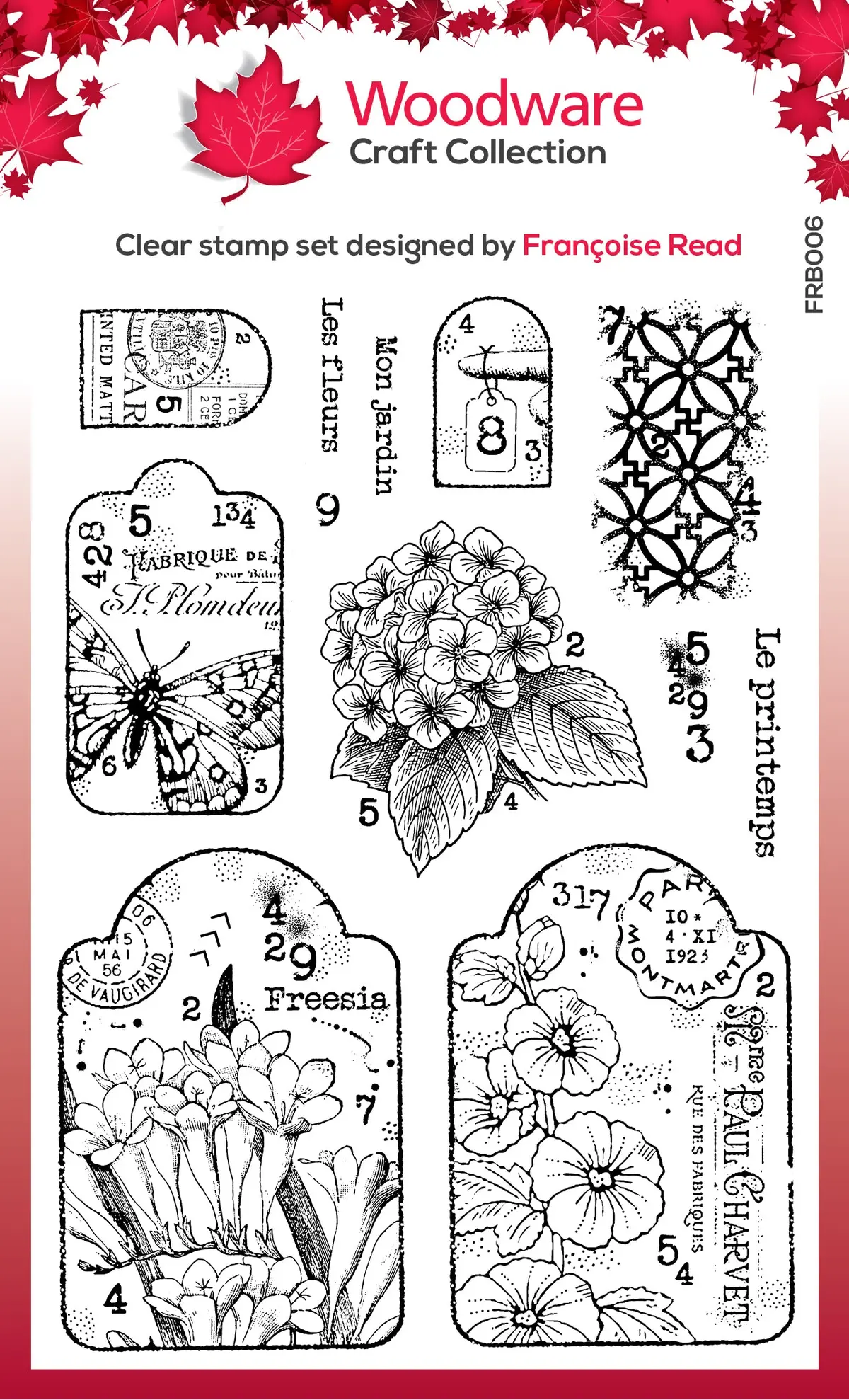 Woodware Clear Singles Garden Tags 6 In X 8 In Stamp 1