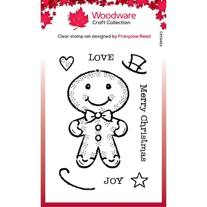 Woodware Clear Singles Gingerbread Man 3 In X 4 In Stamp 1