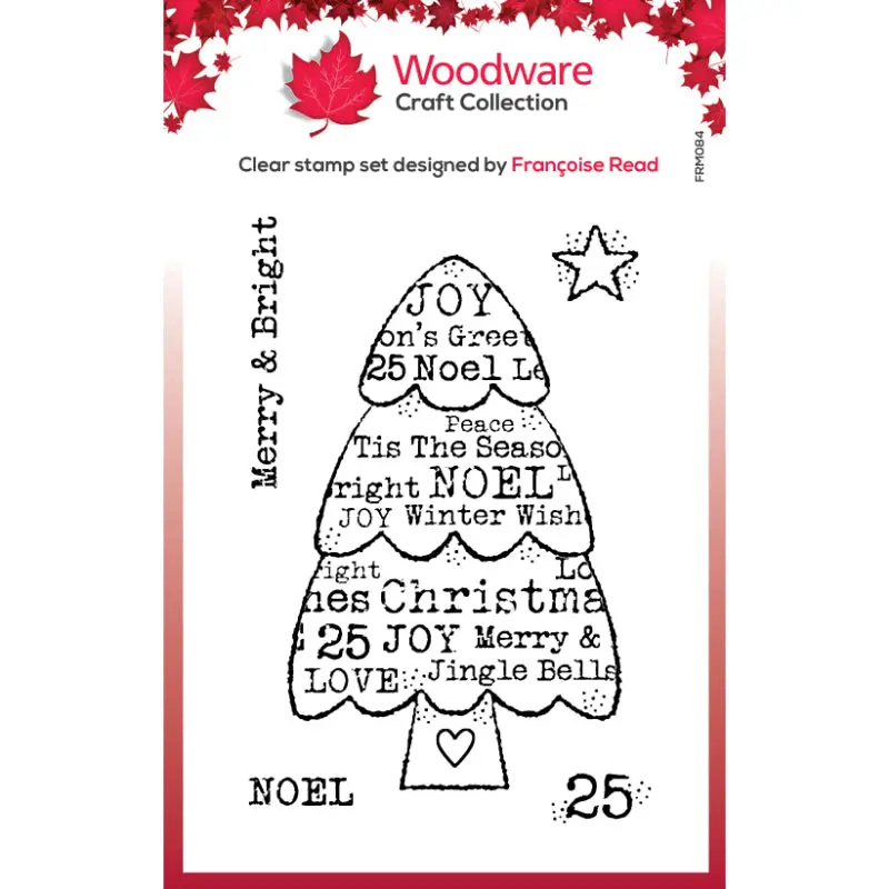 Woodware Clear Singles Tree Wishes 3 In X 4 In Stamp Set 1