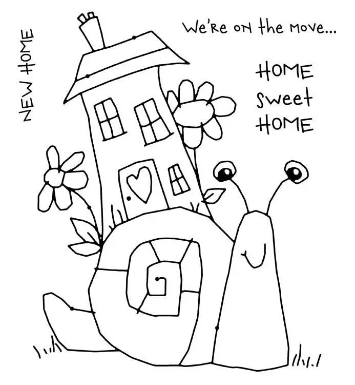 Woodware Clear Singles - Snail On The Move 1