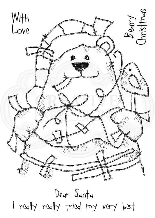 Woodware Clear Singles - Sticky Bear 1