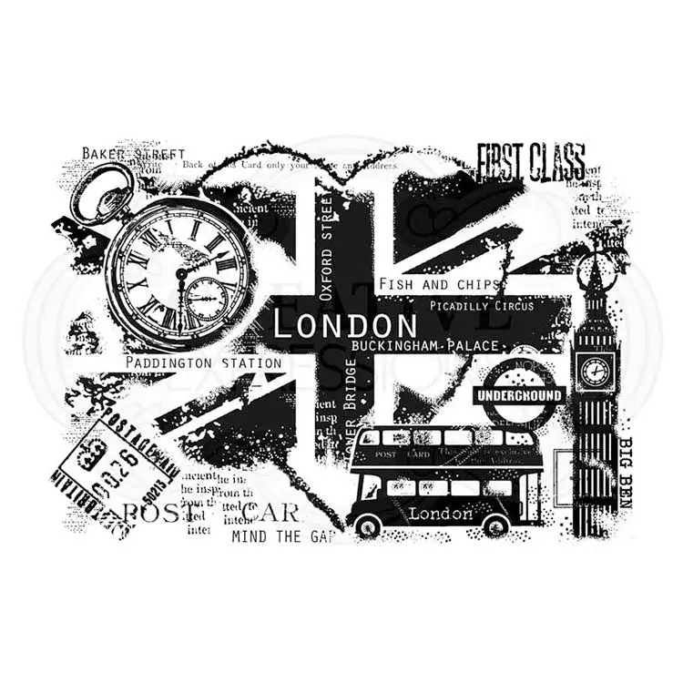 Woodware Clear Singles London Postcard 1
