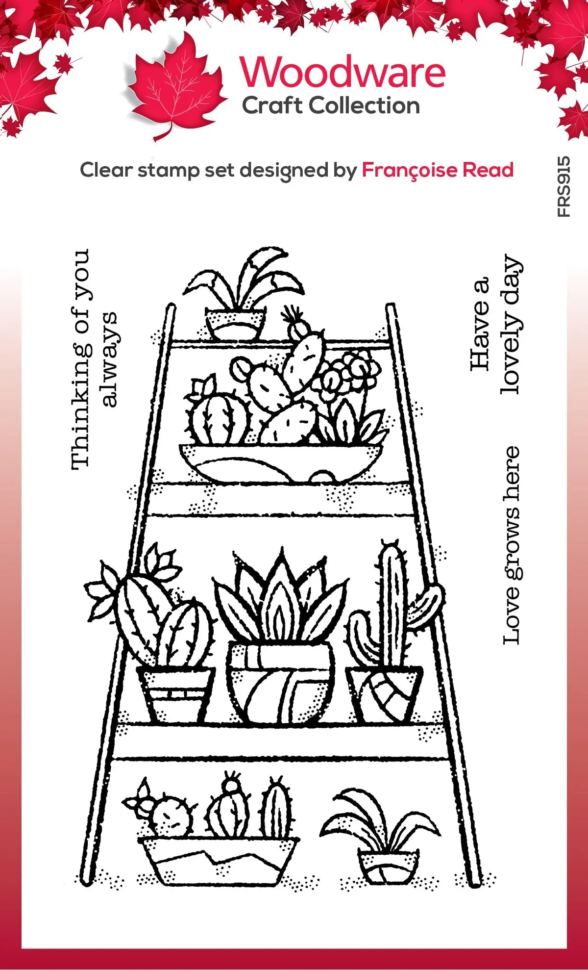 Woodware Clear Singles Indoor Garden 4 In X 6 In Stamp 1