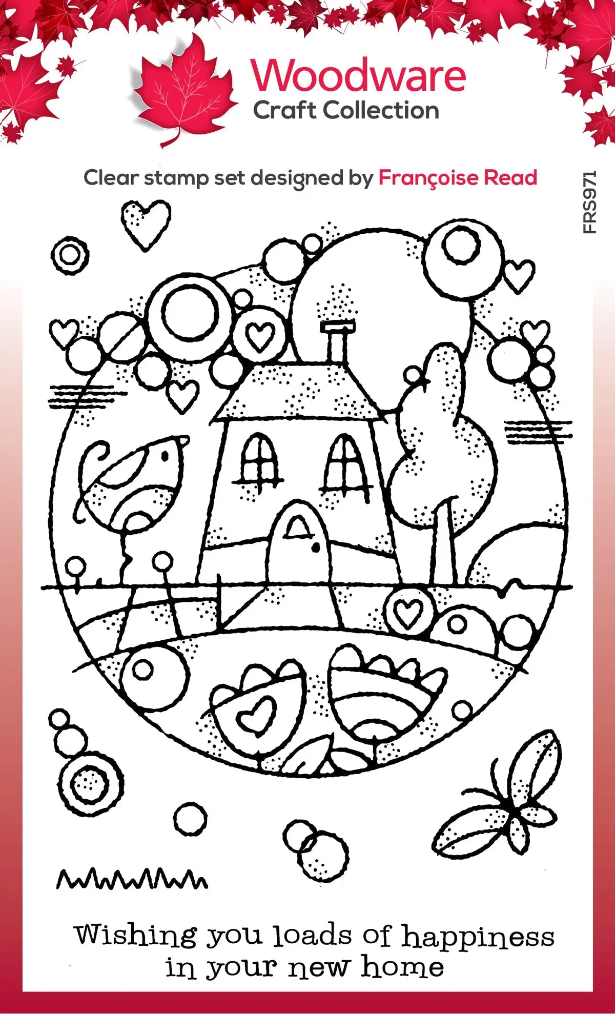 Woodware Clear Singles Dream Home 4 In X 6 In Stamp 1