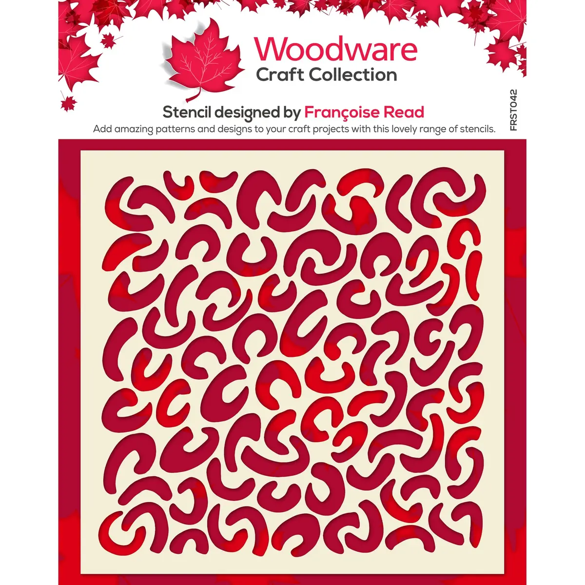 Woodware Faux Leopard 6 In X 6 In Stencil 1