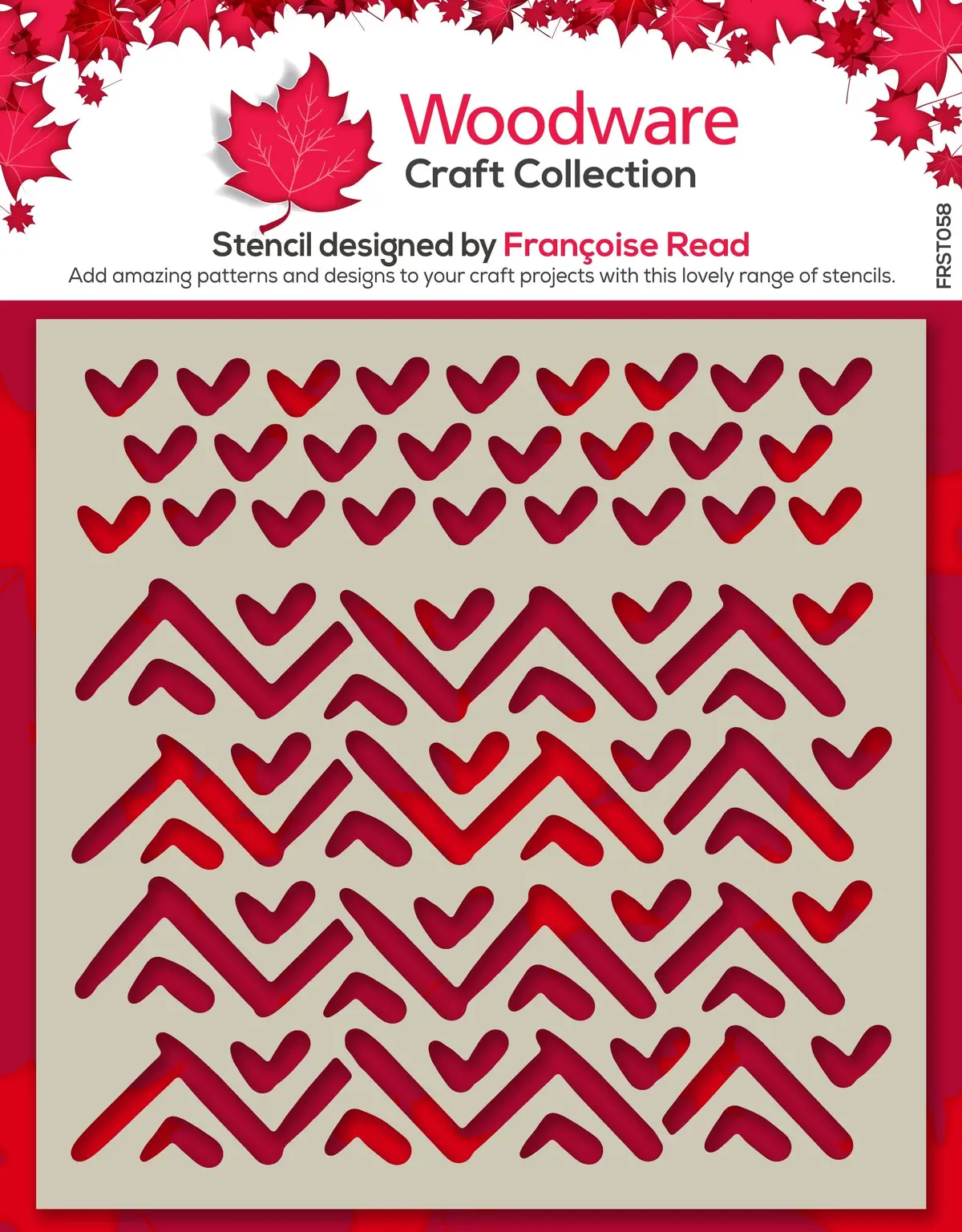 Woodware Tribal 6 In X 6 In Stencil 1