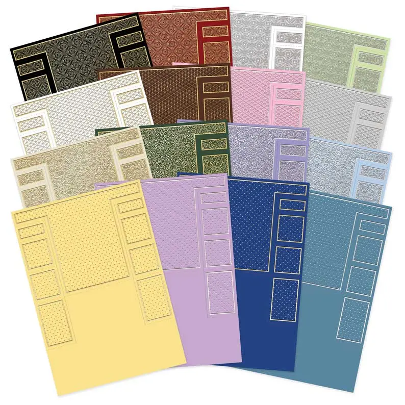 Foiled Pattern Stepper Cards 1