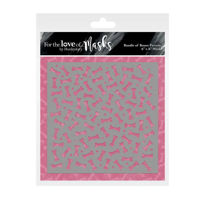 For The Love Of Masks - Bundle Of Bones Pattern 1